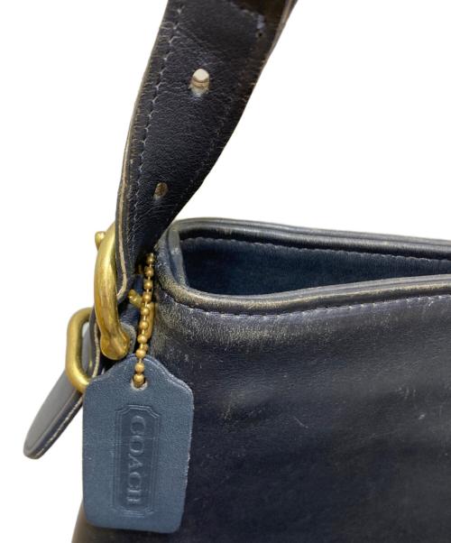 COACH（コーチ）COACH (コーチ) レザーショルダーバッグ OLD ブラックの古着・服飾アイテム