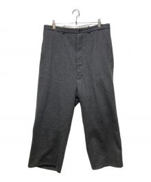 PRY（プライ）の古着「Washed Serge Sarouel Wide Pants(ウォッシュドサージサルエルワイドパンツ)　　PRY-25-019」｜グレー