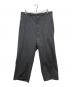 PRY（プライ）の古着「Washed Serge Sarouel Wide Pants(ウォッシュドサージサルエルワイドパンツ)　　PRY-25-019」｜グレー