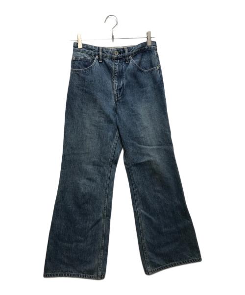 JIL SANDER+（ジルサンダープラス）JIL SANDER+ (ジルサンダープラス) フレアデニムパンツ　25SS　日本製 インディゴ サイズ:24の古着・服飾アイテム