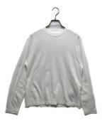 JIL SANDERジルサンダー）の古着「Three-Pack Multicolor Long-Sleeved T-shirt(スリーパックマルチカラーロングスリーブTシャツ)　26SS」｜ホワイト