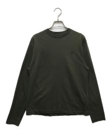 JIL SANDER（ジルサンダー）の古着「Three Pack Multicolor Long Sleeved T-shirt(スリーパックマルチカラーロングスリーブTシャツ)　26SS　パックT」｜カーキ