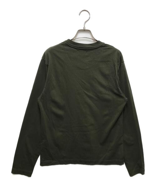 JIL SANDER（ジルサンダー）JIL SANDER (ジルサンダー) Three Pack Multicolor Long Sleeved T-shirt(スリーパックマルチカラーロングスリーブTシャツ)　26SS　パックT カーキ サイズ:XSの古着・服飾アイテム