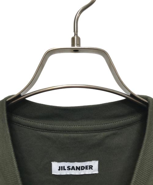 JIL SANDER（ジルサンダー）JIL SANDER (ジルサンダー) Three Pack Multicolor Long Sleeved T-shirt(スリーパックマルチカラーロングスリーブTシャツ)　26SS　パックT カーキ サイズ:XSの古着・服飾アイテム