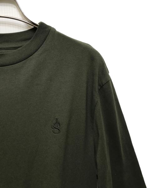 JIL SANDER（ジルサンダー）JIL SANDER (ジルサンダー) Three Pack Multicolor Long Sleeved T-shirt(スリーパックマルチカラーロングスリーブTシャツ)　26SS　パックT カーキ サイズ:XSの古着・服飾アイテム