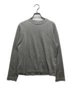 JIL SANDERジルサンダー）の古着「Three Pack Multicolor Long Sleeved T-shirt(スリーパックマルチカラーロングスリーブTシャツ)　26SS　パックT　」｜グレー