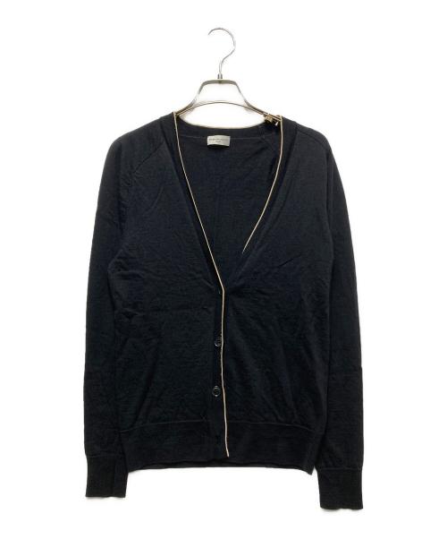 DRIES VAN NOTEN（ドリスヴァンノッテン）DRIES VAN NOTEN (ドリスヴァンノッテン) メリノウールニットカーディガン ブラック サイズ:Sの古着・服飾アイテム