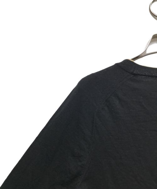 DRIES VAN NOTEN（ドリスヴァンノッテン）DRIES VAN NOTEN (ドリスヴァンノッテン) メリノウールニットカーディガン ブラック サイズ:Sの古着・服飾アイテム