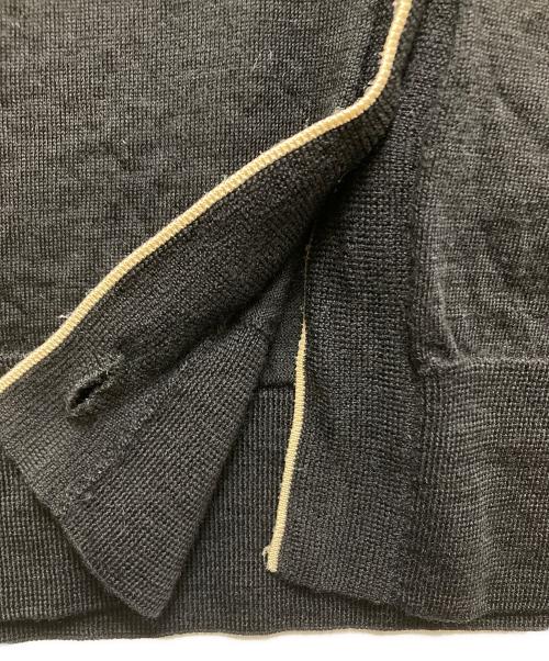 DRIES VAN NOTEN（ドリスヴァンノッテン）DRIES VAN NOTEN (ドリスヴァンノッテン) メリノウールニットカーディガン ブラック サイズ:Sの古着・服飾アイテム