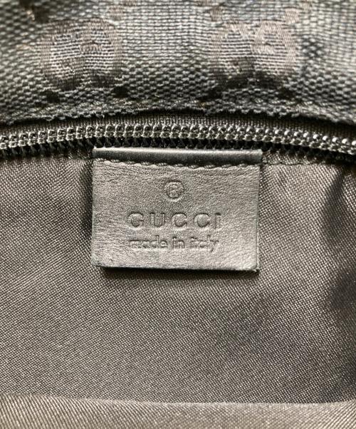 GUCCI（グッチ）GUCCI (グッチ) GGキャンバス トートバッグ　イタリア製　019　0402　　3754 ブラックの古着・服飾アイテム