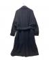 UJOH (ウジョー) ベルテッドウールロングコート　U803-C01-108　SIZE２ ネイビー サイズ:2：25000円