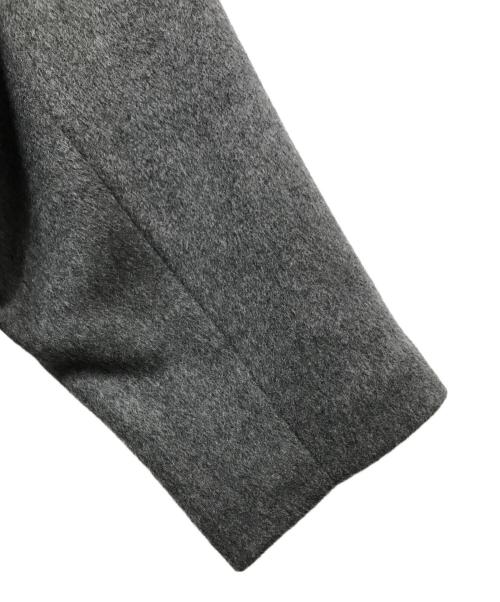 JOURNAL STANDARD（ジャーナルスタンダード）JOURNAL STANDARD (ジャーナルスタンダード) スーパー140ビーバーノーカラーショートコート/25AW グレー サイズ:36の古着・服飾アイテム