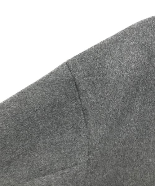 JOURNAL STANDARD（ジャーナルスタンダード）JOURNAL STANDARD (ジャーナルスタンダード) スーパー140ビーバーノーカラーショートコート/25AW グレー サイズ:36の古着・服飾アイテム
