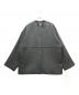 JOURNAL STANDARD（ジャーナルスタンダード）の古着「スーパー140ビーバーノーカラーショートコート/25AW」｜グレー