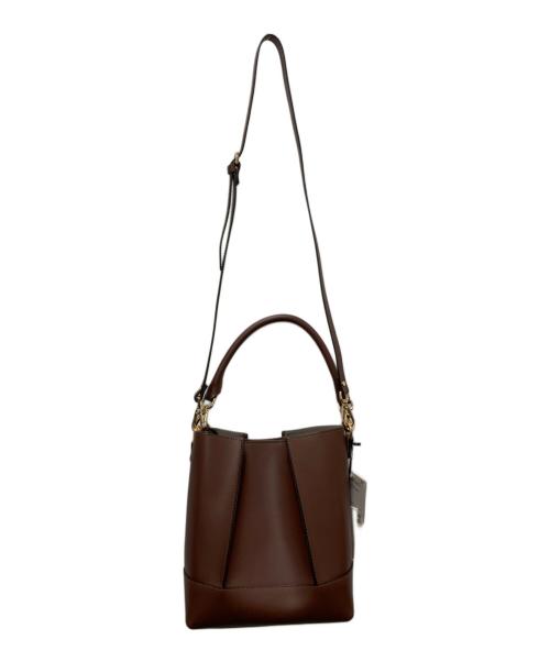 Gianni Notaro（ジャンニ ノターロ）GIANNI NOTARO (ジャンニ ノターロ) BUCKETS BAG(バケツバッグ)　　牛革 ブラウンの古着・服飾アイテム