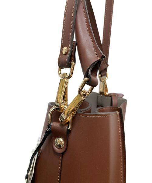 Gianni Notaro（ジャンニ ノターロ）GIANNI NOTARO (ジャンニ ノターロ) BUCKETS BAG(バケツバッグ)　　牛革 ブラウンの古着・服飾アイテム