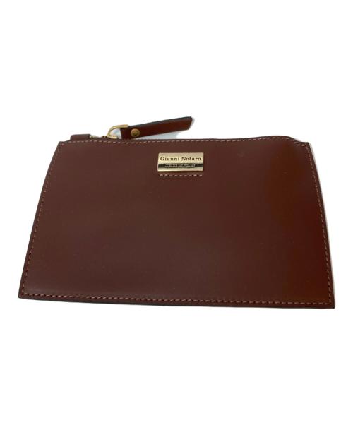Gianni Notaro（ジャンニ ノターロ）GIANNI NOTARO (ジャンニ ノターロ) BUCKETS BAG(バケツバッグ)　　牛革 ブラウンの古着・服飾アイテム