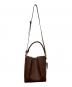 GIANNI NOTARO (ジャンニ ノターロ) BUCKETS BAG(バケツバッグ)　　牛革 ブラウン：16000円