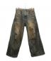 NVRFRGT（ネヴァーフォーゲット）の古着「3D TWIST WIDE LEG JEANS/ツイストワイドレッグジーンズ」｜インディゴ