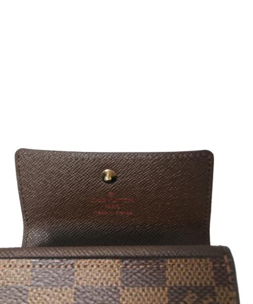 LOUIS VUITTON（ルイ ヴィトン）LOUIS VUITTON (ルイ ヴィトン) コインケース　ダミエ　フランス製　N61930　MI0055 ブラウンの古着・服飾アイテム