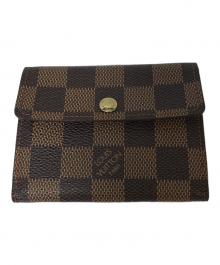 LOUIS VUITTON（ルイ ヴィトン）の古着「カードケース　N62925　	CT0095　フランス製　箱・保存袋付」｜ブラウン