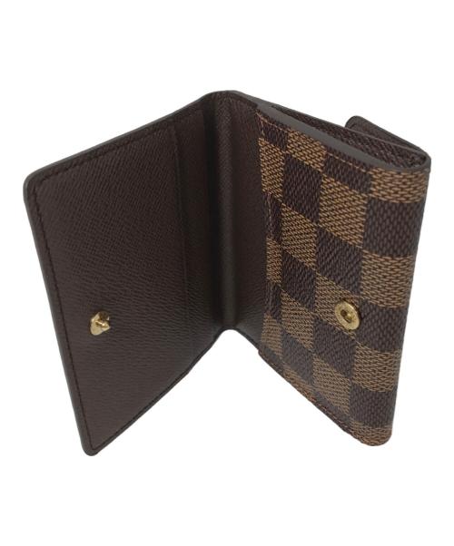 LOUIS VUITTON（ルイ ヴィトン）LOUIS VUITTON (ルイ ヴィトン) カードケース　N62925　	CT0095　フランス製　箱・保存袋付 ブラウンの古着・服飾アイテム