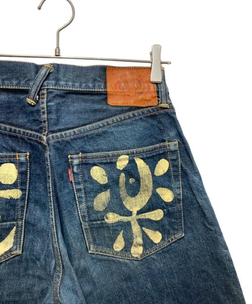 EVISU（エヴィス）EVISU (エヴィス) 道楽デニムパンツ　No2 2001　 インディゴ サイズ:SIZE 29×35の古着・服飾アイテム