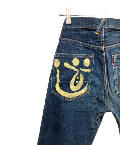 EVISU（エヴィス）EVISU (エヴィス) 道楽デニムパンツ　No2 2001　 インディゴ サイズ:SIZE 29×35の古着・服飾アイテム
