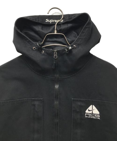 NIKE ACG（ナイキエーシージー）NIKE ACG (ナイキエーシージー) Supreme (シュプリーム) DENIM PULLOVER / アノラックパーカー   22FW  ブラック サイズ:Sの古着・服飾アイテム