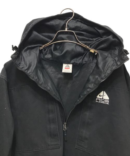 NIKE ACG（ナイキエーシージー）NIKE ACG (ナイキエーシージー) Supreme (シュプリーム) DENIM PULLOVER / アノラックパーカー   22FW  ブラック サイズ:Sの古着・服飾アイテム