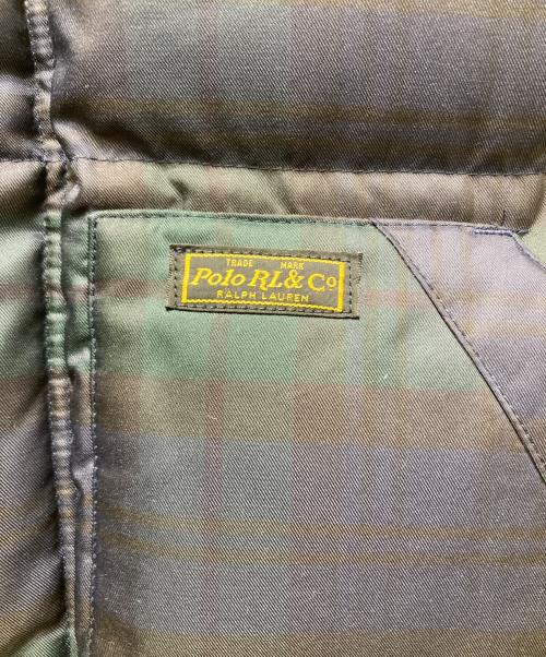 POLO RALPH LAUREN（ポロ・ラルフローレン）POLO RALPH LAUREN (ポロ・ラルフローレン) ダウンベスト グリーン サイズ:XSの古着・服飾アイテム