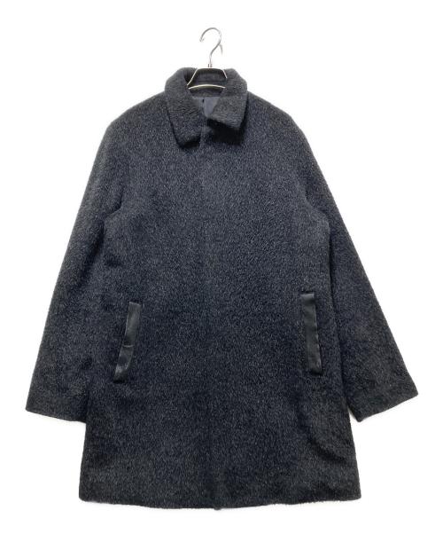 PPFM（ピーピーエフエム）PPFM (ピーピーエフエム) ウール×モヘヤ×アルパカコート グレー サイズ:Fの古着・服飾アイテム