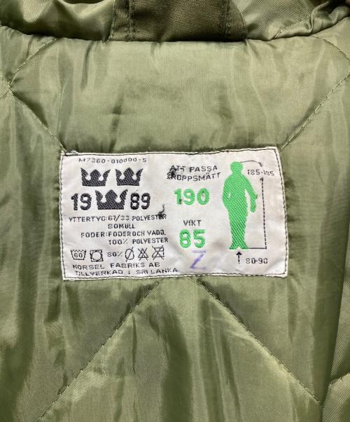 Swedish Army（スウェーデン軍）Swedish Army (スウェーデン軍) 80’s M90 Cold Weather Parka / コールドウェザーパーカー / スウェーデン軍 / 前期型 / 1989年  オリーブ サイズ:190 / 85の古着・服飾アイテム