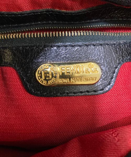 FENDI（フェンディ）FENDI (フェンディ) 虎柄ハラコハンドバッグ / ワンショルダーバッグ ブラウンの古着・服飾アイテム