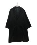 sssteinシュタイン）の古着「DOUBLE LAPELED DOUBLE BREASTED COAT(ダブルラペルドダブルブレストコート)　24AW」｜ブラック