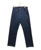 LEVI'Sリーバイス）の古着「80‘S 501デニムパンツ　USA製　 1983年製 脇割・ボタン裏532」｜インディゴ
