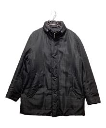 BURBERRY LONDON（バーバリーロンドン）の古着「シャドーチェック ダウンコート / BBN77-723-09」｜ブラック