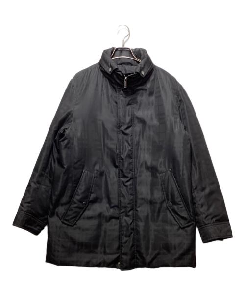 BURBERRY LONDON（バーバリーロンドン）BURBERRY LONDON (バーバリーロンドン) シャドーチェック ダウンコート / BBN77-723-09 ブラック サイズ:Lの古着・服飾アイテム