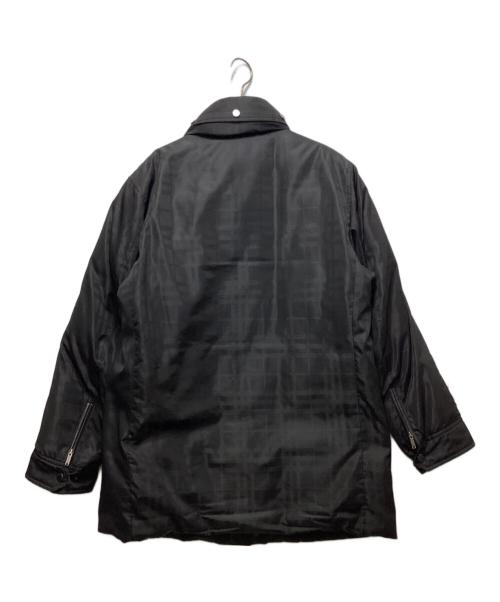 BURBERRY LONDON（バーバリーロンドン）BURBERRY LONDON (バーバリーロンドン) シャドーチェック ダウンコート / BBN77-723-09 ブラック サイズ:Lの古着・服飾アイテム