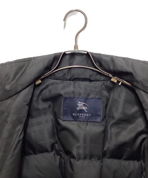 BURBERRY LONDON（バーバリーロンドン）BURBERRY LONDON (バーバリーロンドン) シャドーチェック ダウンコート / BBN77-723-09 ブラック サイズ:Lの古着・服飾アイテム