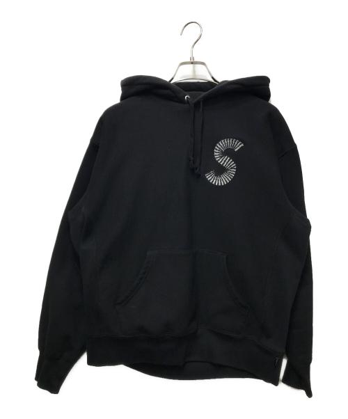 SUPREME（シュプリーム）Supreme (シュプリーム) S Logo Hooded Sweatshirt(Sロゴフーデットスウェットシャツ)　 ブラック サイズ:Sの古着・服飾アイテム