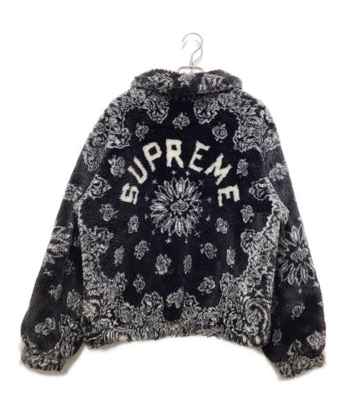 SUPREME（シュプリーム）Supreme (シュプリーム) 21SS Bandana Faux Fur Bomber Jacket ブラック サイズ:Mの古着・服飾アイテム