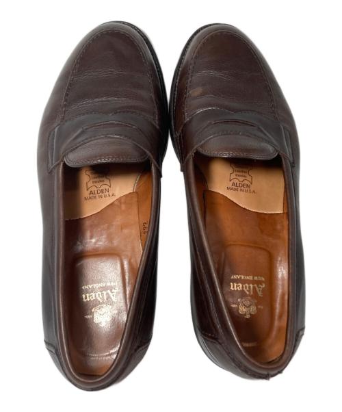 Alden（オールデン）Alden (オールデン) コインローファー / ペニーローファー 96947 /グッドイヤーウェルト製法 ブラウン サイズ:10E/EEEの古着・服飾アイテム