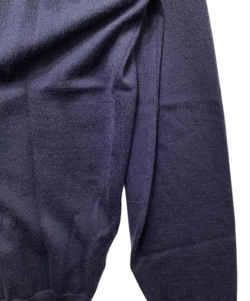 JOHN SMEDLEY（ジョンスメドレー）JOHN SMEDLEY (ジョンスメドレー) メリノウール タートルネックニット JOHN SMEDLEY ネイビー サイズ:Lの古着・服飾アイテム