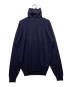 JOHN SMEDLEY（ジョンスメドレー）の古着「メリノウール タートルネックニット JOHN SMEDLEY」｜ネイビー