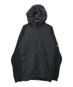 STONE ISLANDストーンアイランド）の古着「Nylon metal 3D knit sleeve jacket　16AW」｜ブラック