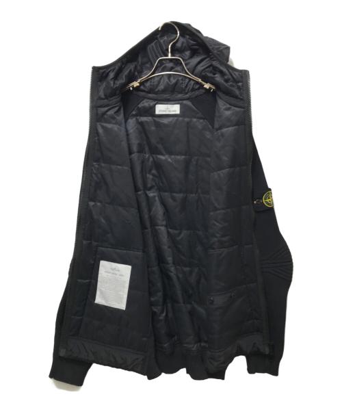 STONE ISLAND（ストーンアイランド）STONE ISLAND (ストーンアイランド) Nylon metal 3D knit sleeve jacket　16AW ブラック サイズ:サイズタグ欠損の為不明の古着・服飾アイテム