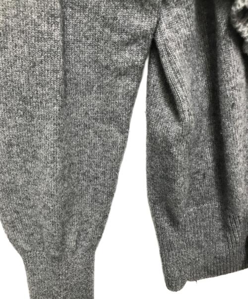 Vivienne Westwood RED LABEL（ヴィヴィアンウエストウッドレッドレーベル）Vivienne Westwood RED LABEL (ヴィヴィアンウエストウッドレッドレーベル) ハートフリルニットカーディガン グレー サイズ:00の古着・服飾アイテム