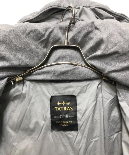 TATRAS（タトラス）TATRAS (タトラス) TOMORROW LAND (トゥモローランド) 別注 POLITEAMA / ウールダウンコート グレー サイズ:02の古着・服飾アイテム