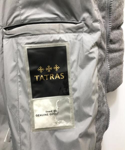TATRAS（タトラス）TATRAS (タトラス) TOMORROW LAND (トゥモローランド) 別注 POLITEAMA / ウールダウンコート グレー サイズ:02の古着・服飾アイテム